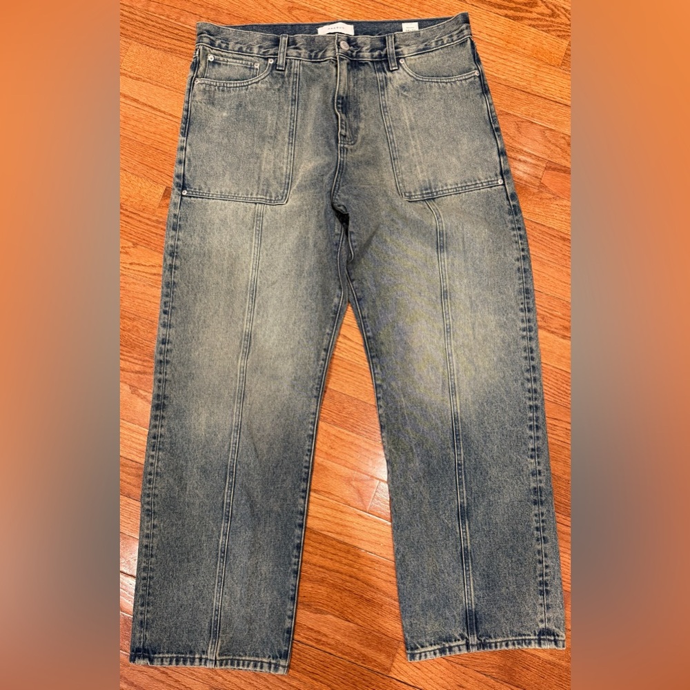 Pacsun BAGGY Men's Blue Jeans 36 X 32 Y2K 90s 100% Cotton